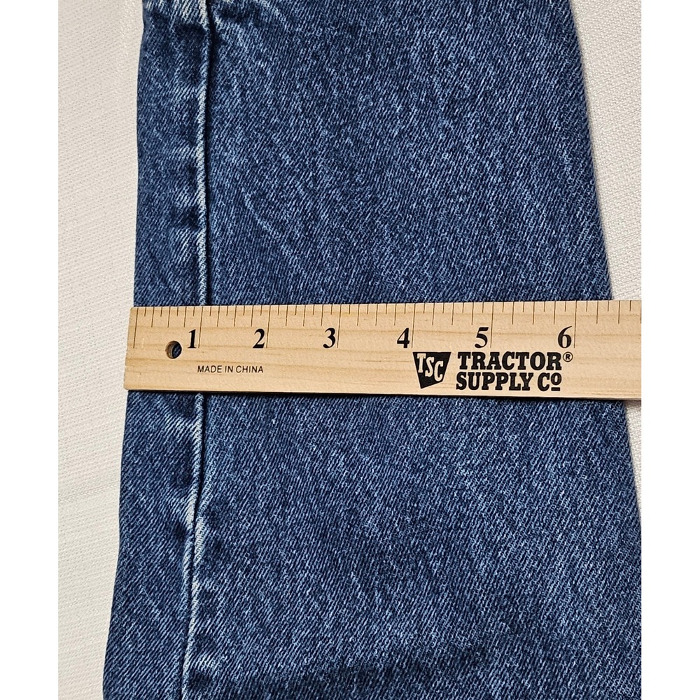 Derrieres Denim Blue Jeans young women‎ Size 8 22x27 High Rise Straight Leg - Picture 7 of 14